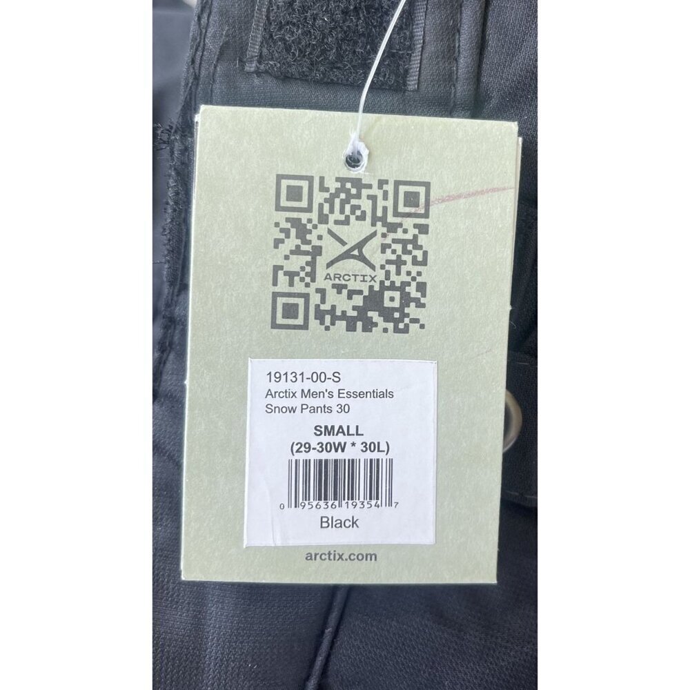NWT Arctix Mens Pants Size 29/30W Black Essentials insulated Snow Snowboard Ski - Picture 9 of 9